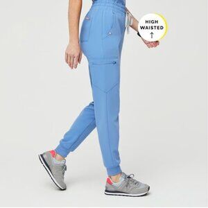 Ceil Blue Medium Tall Figs High Waisted Joggers